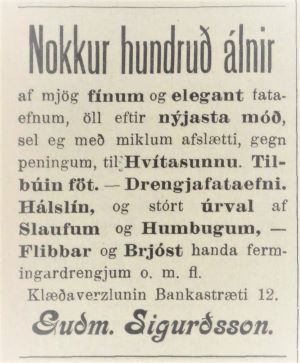 Úr Fjallkonunni 1903