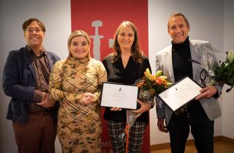 Frá vinstri: Ármann Jakobsson, Lilja Alfreðsdóttir, Hrund Þórarins Ingudóttir og Peter Weiss