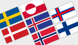 Fánar Norðurlanda