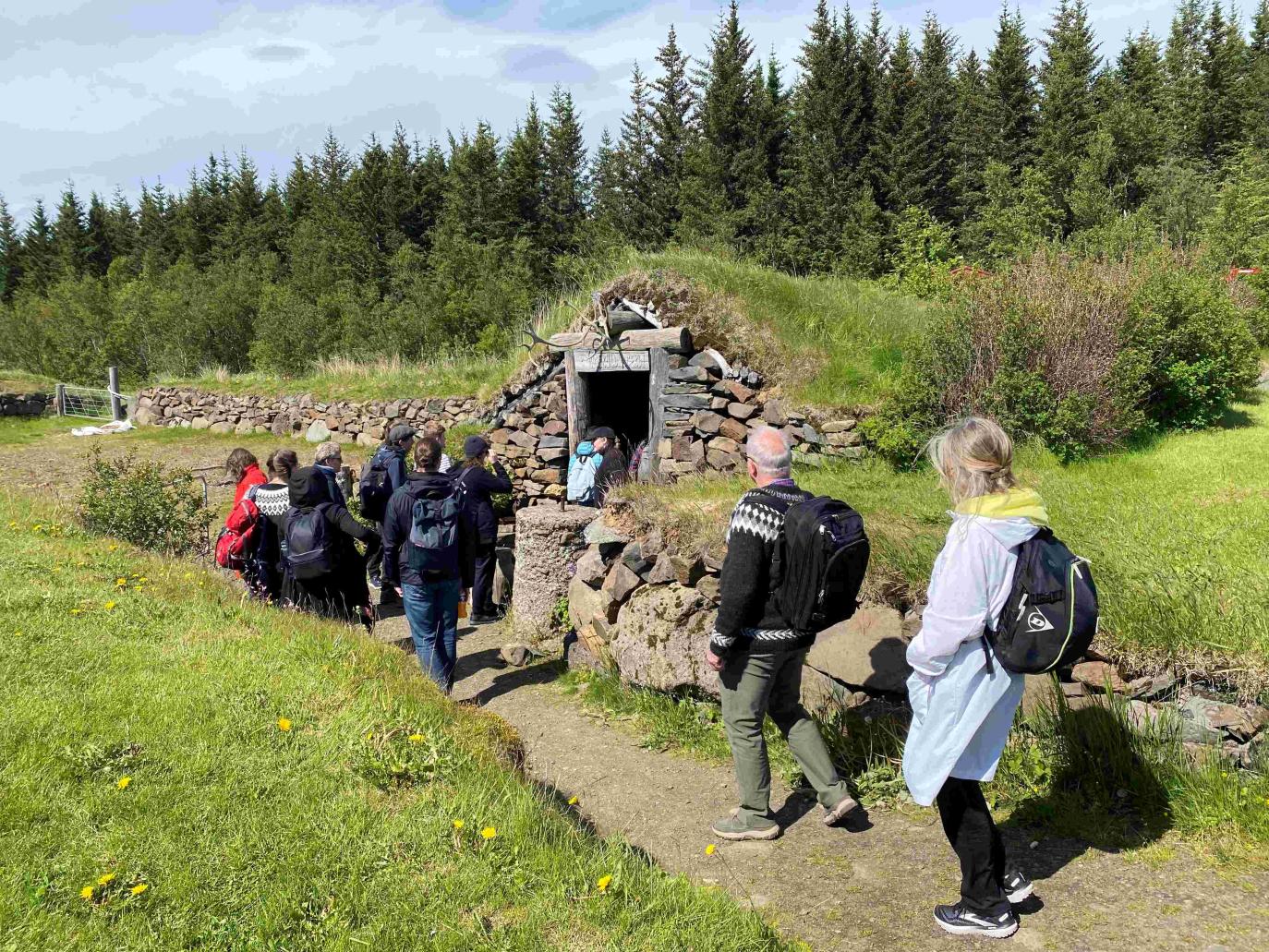 Nemendur í dagsferð í Reykholti