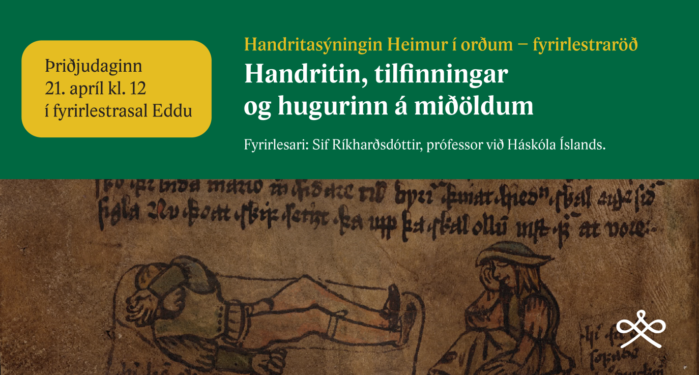 Sif Ríkharðsdóttir. Fyrirlestur í Eddu.