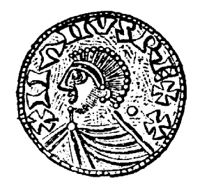 Peningur með andliti Magnúsar Ólafssonar.