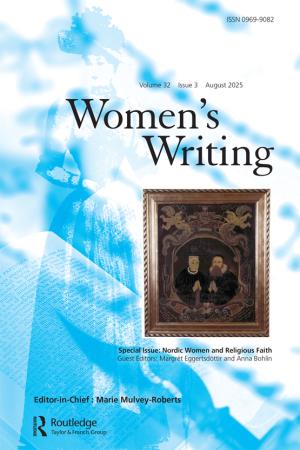 Kápa tímaritsins Women's Writing
